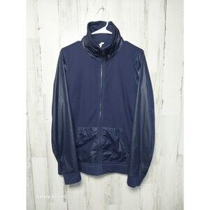 Women's Under Armour Full Zip Warm UP Track Jacket  large blue